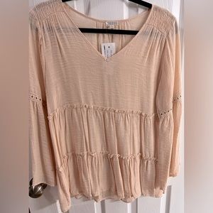 Spense tunic top in natural color